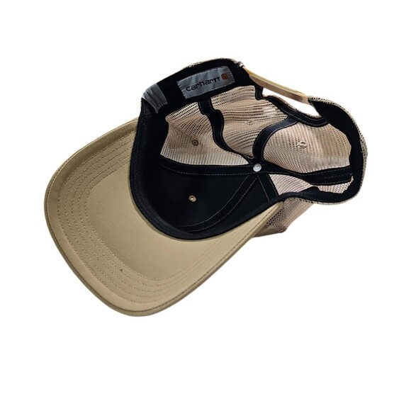 Carhartt Men's Rugged Professional Series Canvas Mesh-Back Tan Cap - Picture 4 of 4